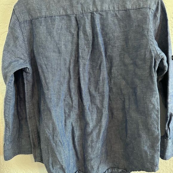 EUC| Janie and Jack, Cool Blue Denim Button Up | 3T - Picture 2 of 2